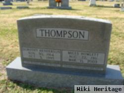 Dorothy Henderson Thompson