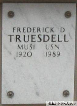 Musician Frederick D Truesdell