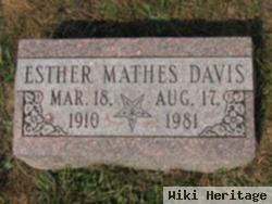 Esther A. Mathes Davis