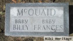 Frances (Infant) Mcquaid