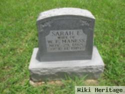 Sarah E. Jackson Maness