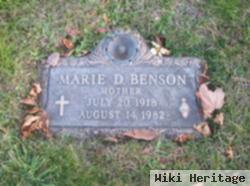 Marie D. Benson