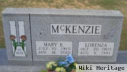 Mary E Mckenzie