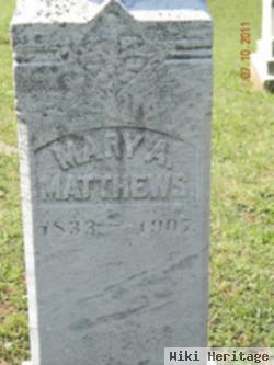 Mary A Matthews