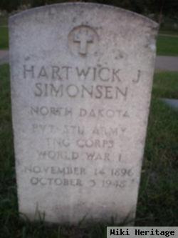 Pvt Hartwick J Simonsen