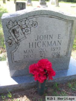 John E Hickman