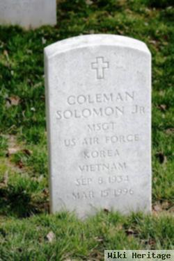 Coleman Solomon, Jr