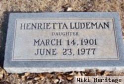 Henrietta Aletta Ludeman