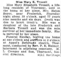 Mary Elizabeth Troxell