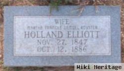 Martha Frances "mattie" Holland Elliott