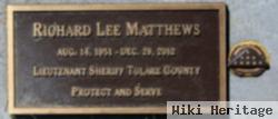 Lt Richard Lee Matthews