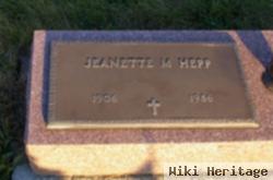 Jeannette M Hepp