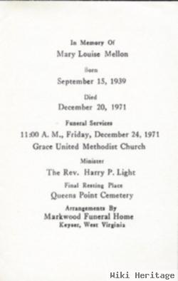 Mary Louise Mellon