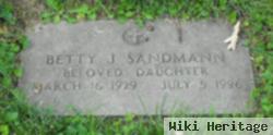 Betty J Brackett Sandmann