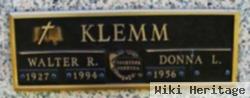 Walter R Klemm