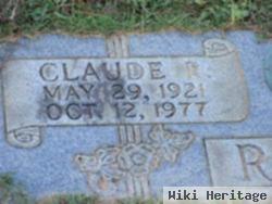 Claude R Redd