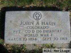 John A Haun