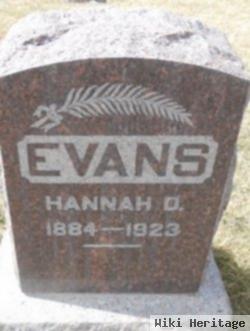 Hannah D Evans