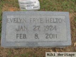 Evelyn Blanche Frye Helton