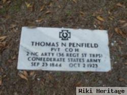 Pvt Thomas N Penfield