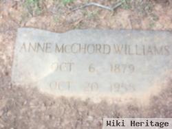 Anne Laura Mcchord Williams