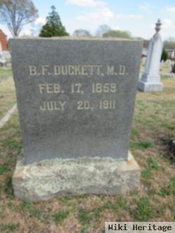 Dr B F Duckett