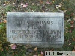 Lilla E Adams Baldwin