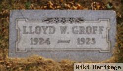 Lloyd W Groff