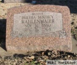 Bertha Sendicy Wallace Wahlenmaier