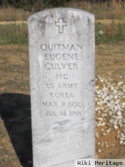 Quitman Eugene Culver