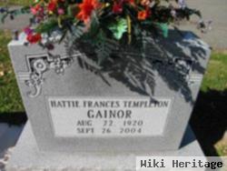 Hattie Frances Templeton Gainor