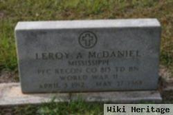 Leroy A Mcdaniel