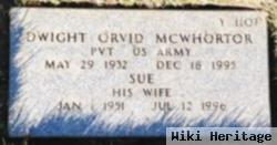 Dwight Orvid Mcwhortor