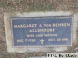 Margaret A Thomas Allendorf Von Behren