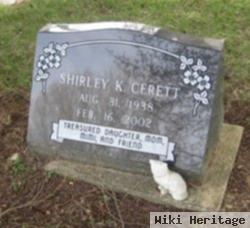 Shirley Kay Barrows Cerett