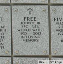 Pfc John B Free, Jr