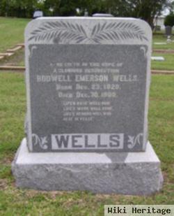 Bodwell Emerson Wells