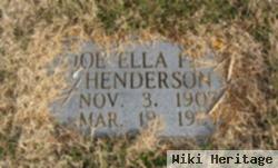 Joe Ella Peck Henderson