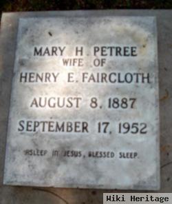 Mary Henrietta Petree Faircloth