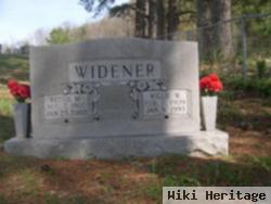 Willie W Widener