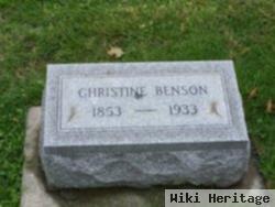Christine Benson