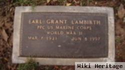 Earl Grant Lambirth
