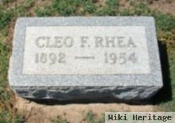 Cleo Faye Purcell Rhea