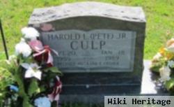 Harold L "pete" Culp, Jr