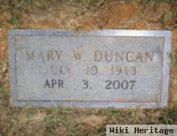 Mary Ann Westmoreland Duncan