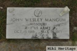 Pvt John Wesley Mangrum