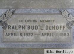 Ralph Leland "bud" Dehoff