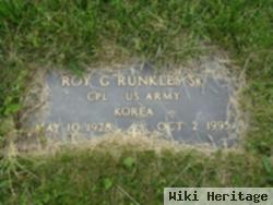 Roy Gilbert Runkles, Sr