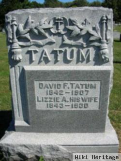 Elizabeth A. "lizzie" Smith Tatum