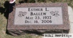 Esther L. Ballew